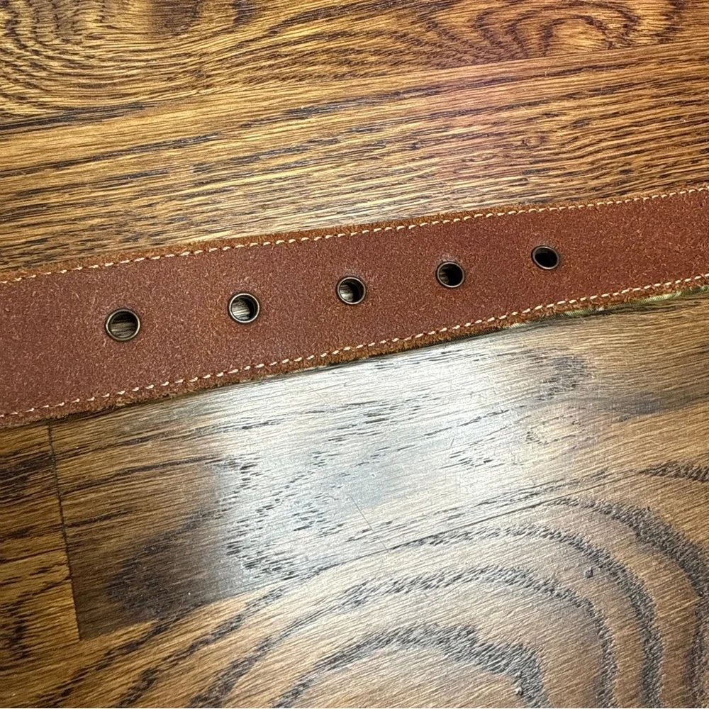 NOCANA Boys Genuine Leather Camouflage Real Tree Hunting Adventure Belt Size 26